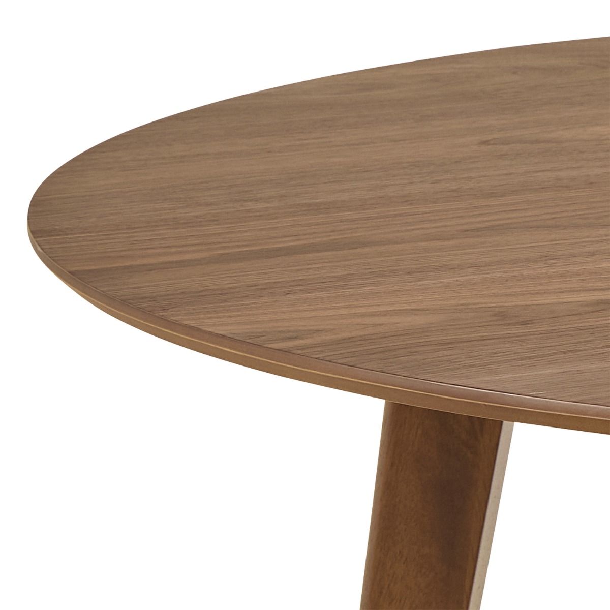 Roxby Round Dining Table in Walnut 140x140cm
