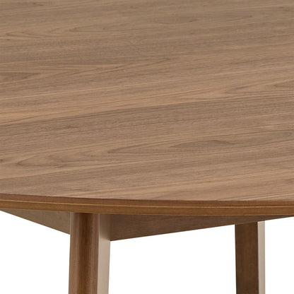 Roxby Round Dining Table in Walnut 140x140cm