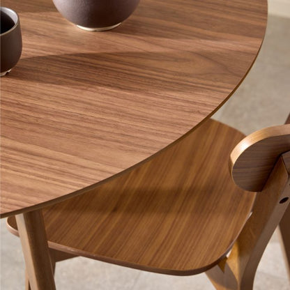 Roxby Dining Chairs in Walnut Set of 2