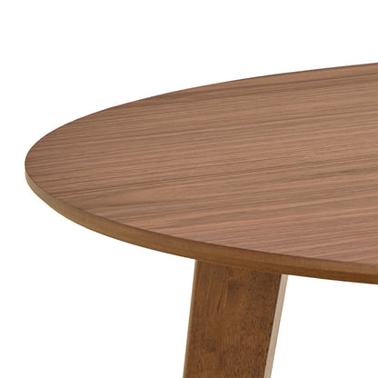 Roxby Round Dining Table in Walnut 120x120cm