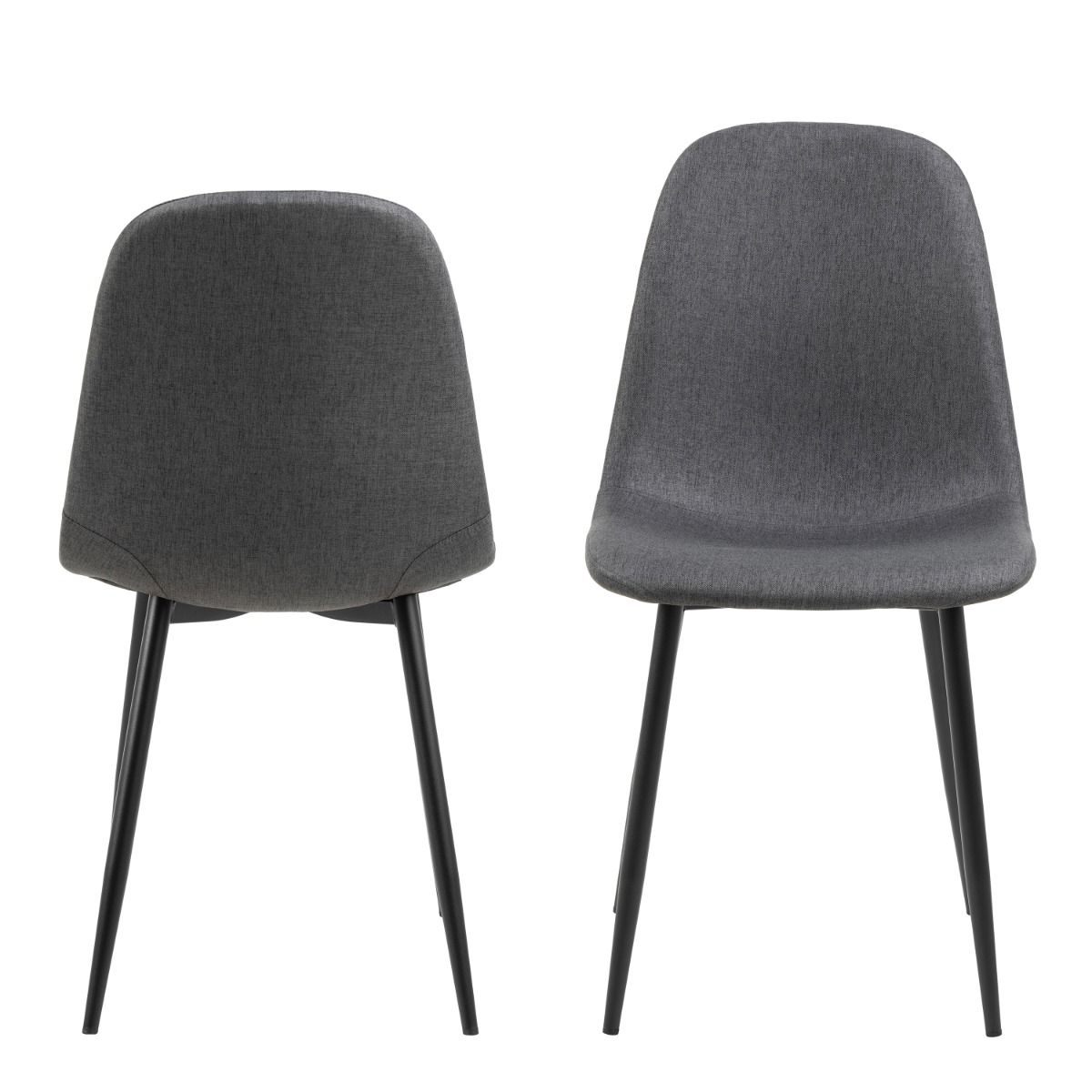 Celia Dining Chair in Light Grey Set of 4
