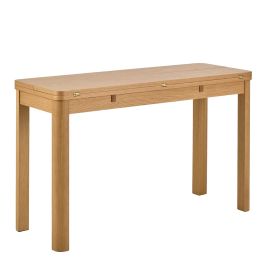 Southampton Extendable Rectangular Dining Table in Matt Oak 90x120cm