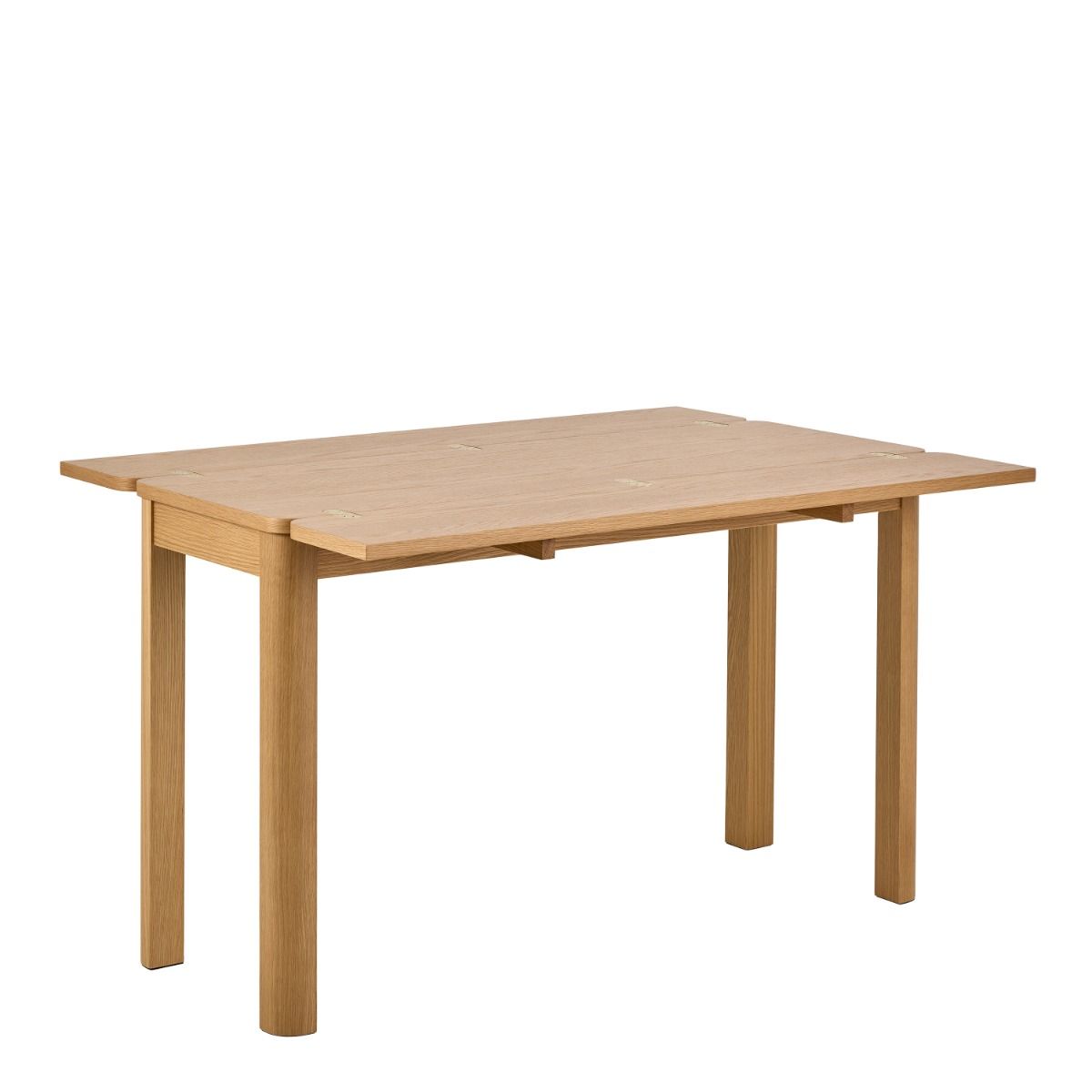 Southampton Extendable Rectangular Dining Table in Matt Oak 90x120cm