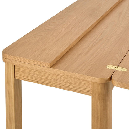 Southampton Extendable Rectangular Dining Table in Matt Oak 90x120cm