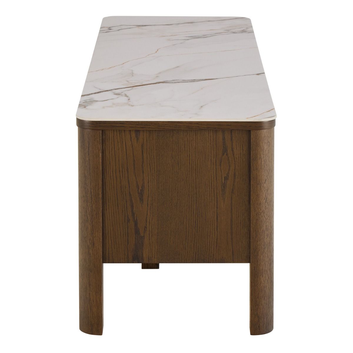 Southampton TV Unit 2 Doors 1 Shelf in Ceramic Cream