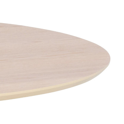 I_Duncan Round Dining Table in White Oak 105x75cm