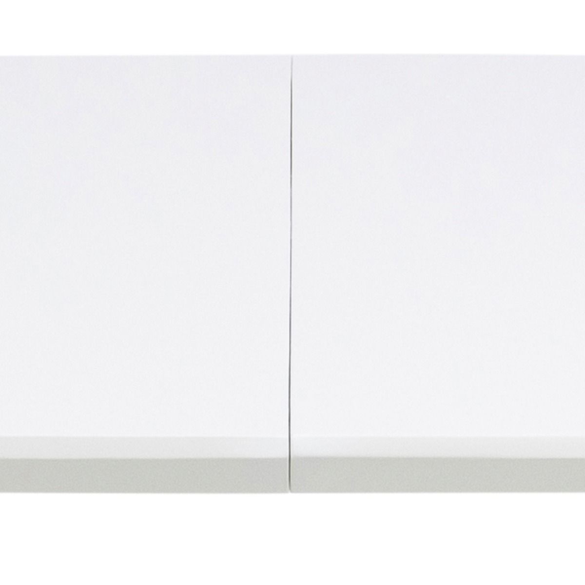 Belina Oval Dining Table in White and Oak
