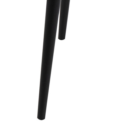 Wilma Small Dining Table in Oak & Black Legs 80x80cm