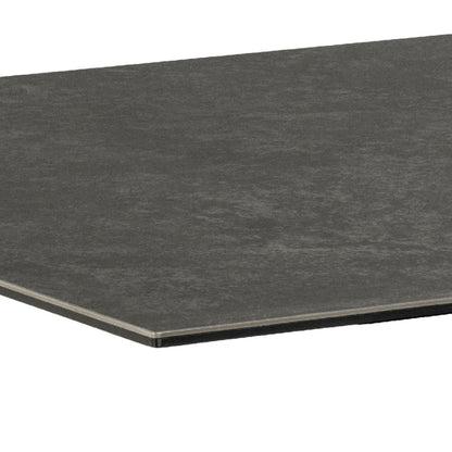 Heaven Dining Table with Ceramic Black Top 200x75.5cm