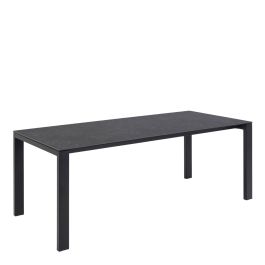 Brentford Matt Black Ceramic Dining Table 200x75cm