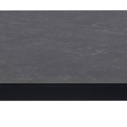 Brentford Matt Black Ceramic Dining Table 200x75cm