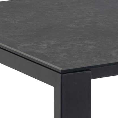 Brentford Matt Black Ceramic Dining Table 200x75cm