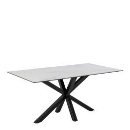 Heaven Dining Table in Ceramic White 160x90cm