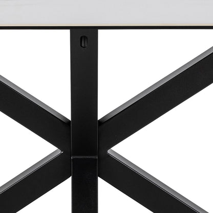 Heaven Dining Table in Ceramic White 160x90cm