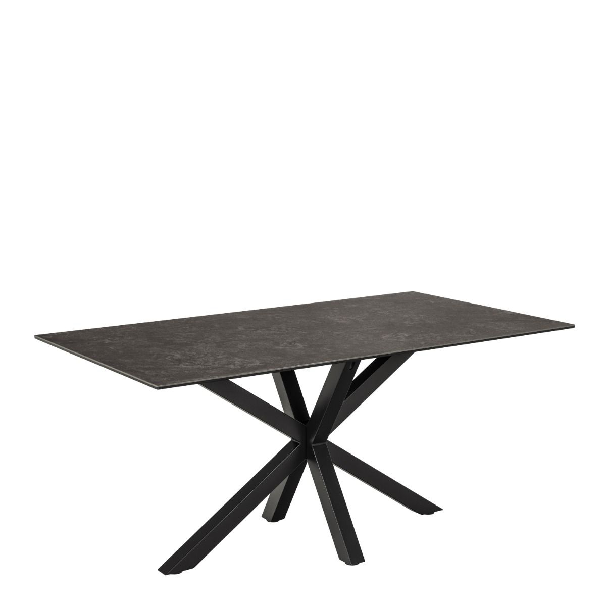Heaven Dining Table in Ceramic Black Top 160x90cm