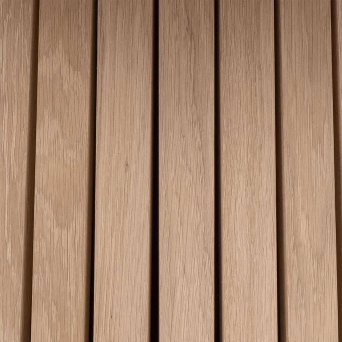 Christo Round Dining Table in White pigmented Oak