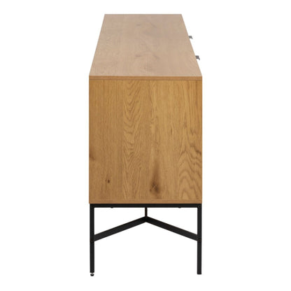 Jaipur Sideboard with 2 Doors and 1 Drawer in Wild Oak Matt