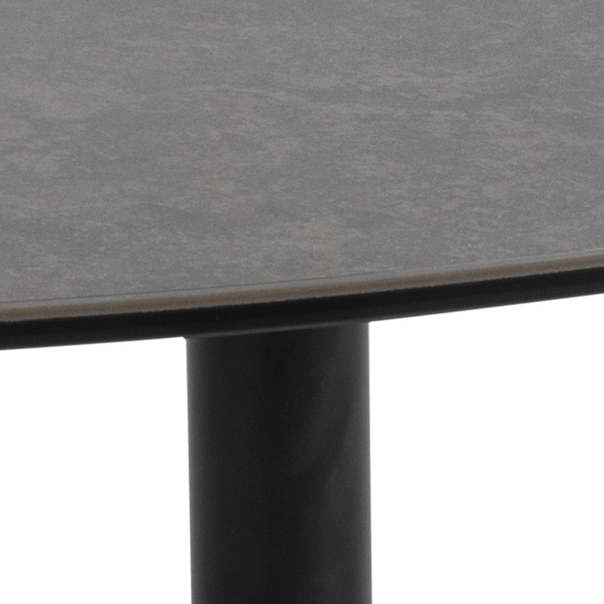 Barnsley Black Ceramic Coffee Table 100x95x41 cm