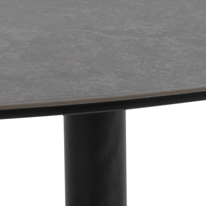 Barnsley Black Ceramic Coffee Table 100x95x41 cm