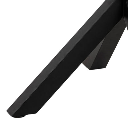 Heaven Dining Table in Oak with Black Legs 120x76.4cm