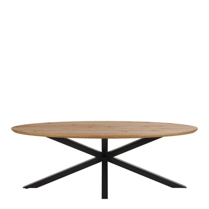Heaven Oval Dining Table in Oak 220x75.5cm