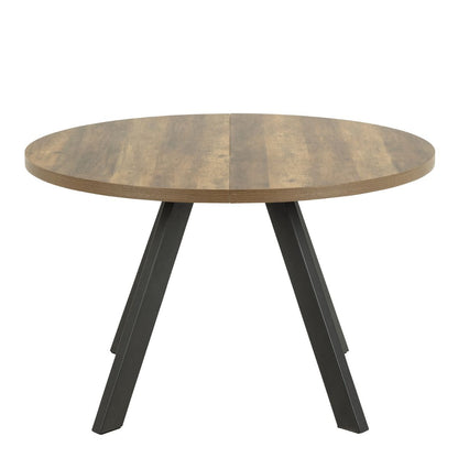 Zalida Round Dining Table in Oak 210x120cm
