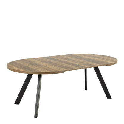 Zalida Round Dining Table in Oak 210x120cm