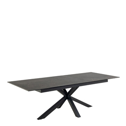 Heaven Extendable Dining Table with Ceramic Black Top 200–240cm