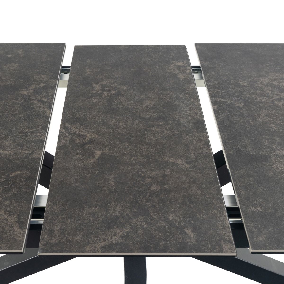 Heaven Extendable Dining Table with Ceramic Black Top 200–240cm