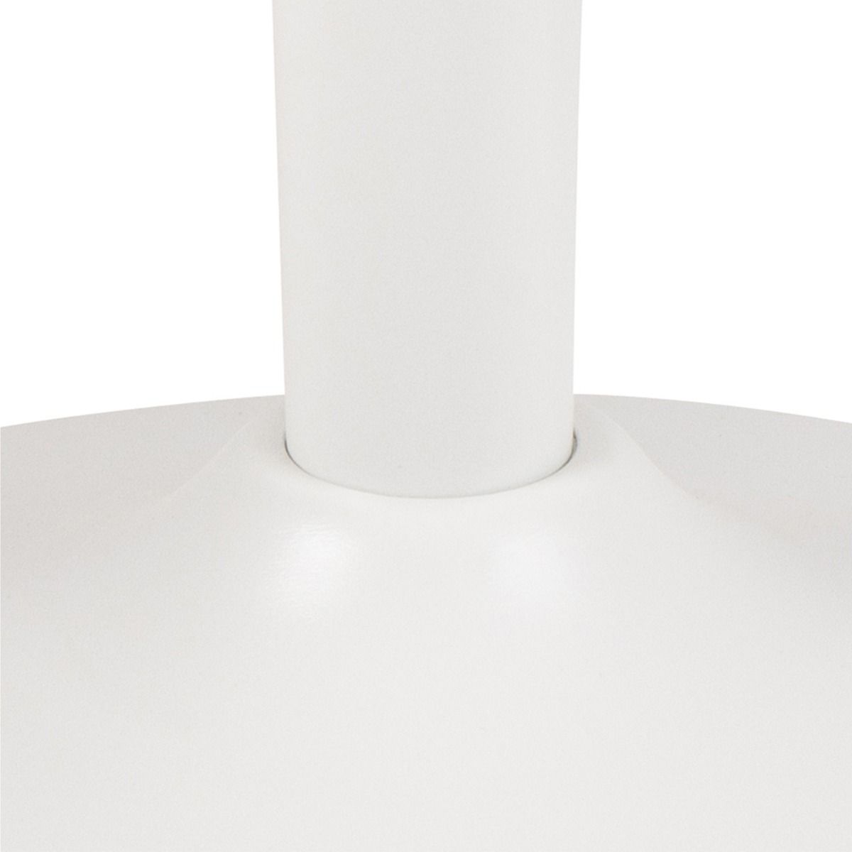 Malta Ceramic Round Coffee Table in White 60x45cm