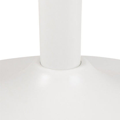 Malta Ceramic Round Coffee Table in White 60x45cm