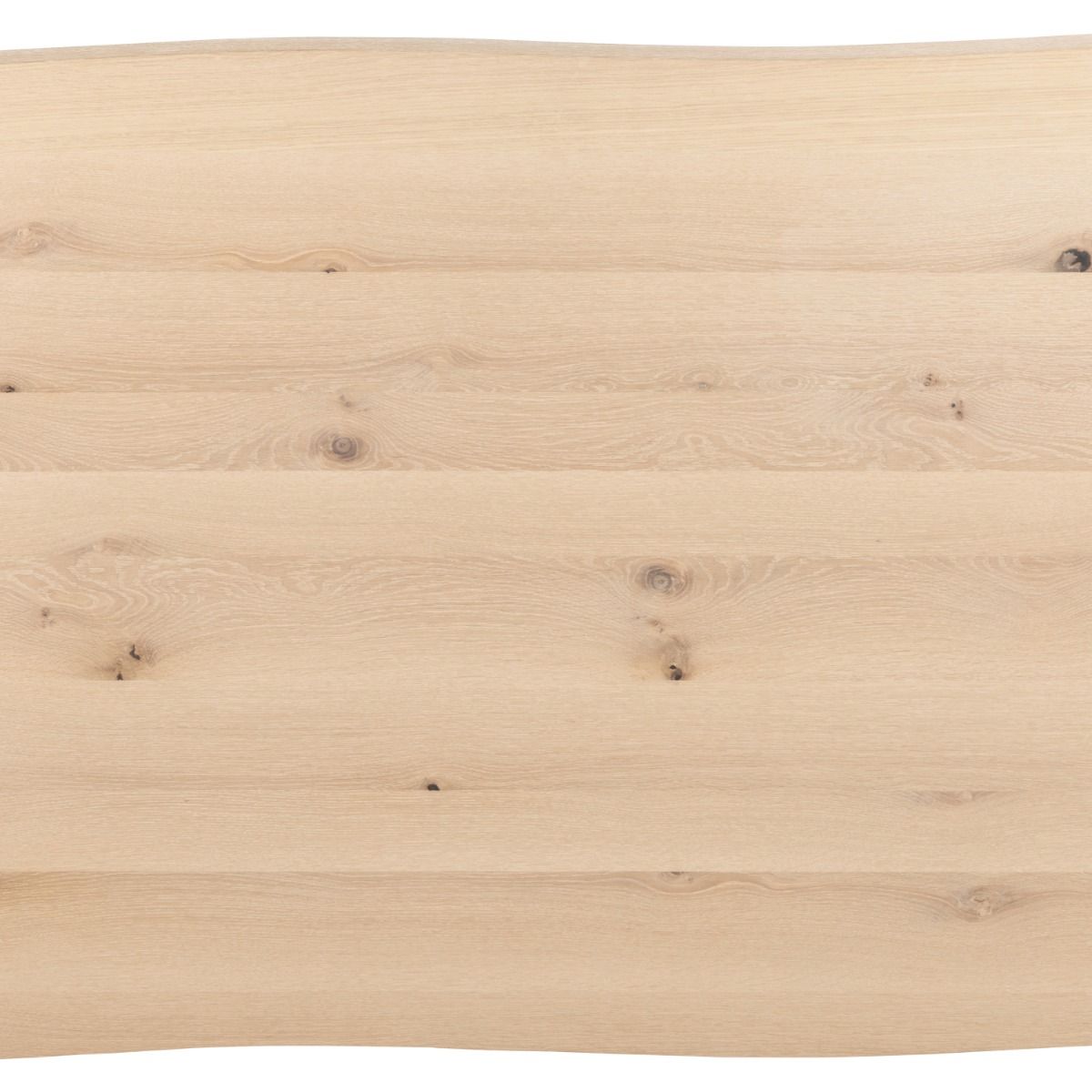 Malika Dining Table in White Oak and Black 220x75cm