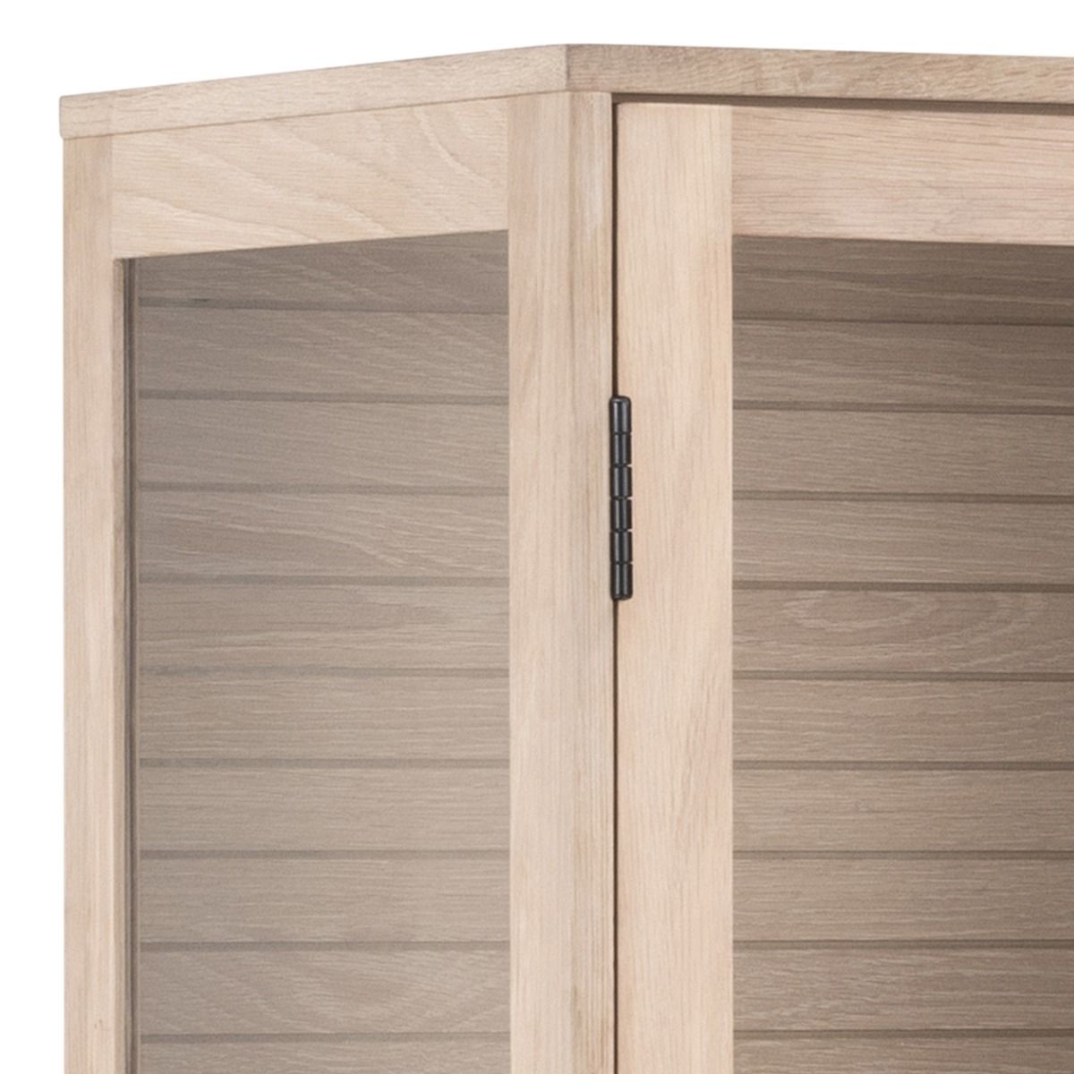 Linley Display Cabinet in White Oak.