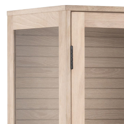 Linley Display Cabinet in White Oak.