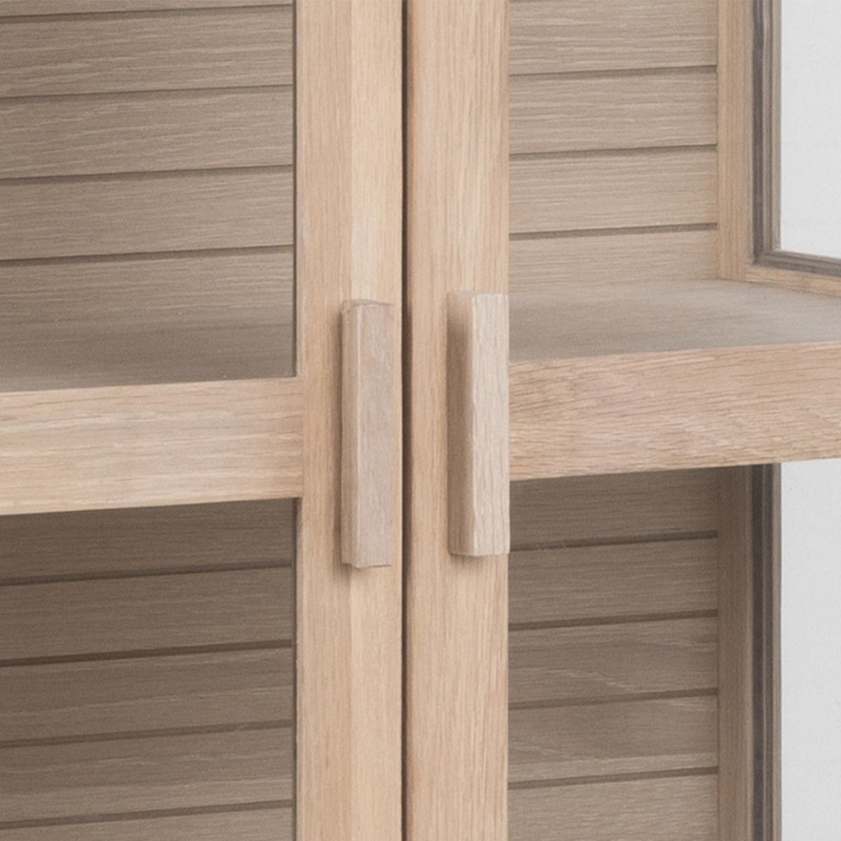 Linley Display Cabinet in White Oak.