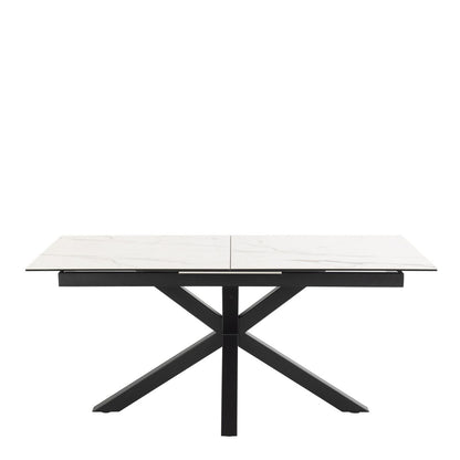 Heaven Extendable Dining Table with Ceramic White Top 168–210cm
