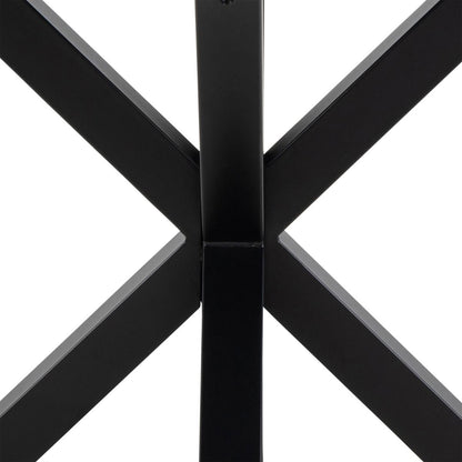 Heaven Round Dining Table with Ceramic White Top 119cm