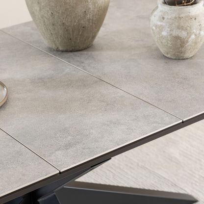 Heaven Extendable Dining Table with Ceramic Grey Top 200–240cm