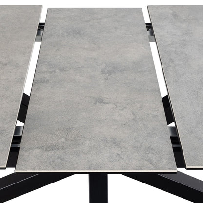 Heaven Extendable Dining Table with Ceramic Grey Top 200–240cm