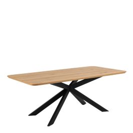 Irwine Dining Table in Matt Oak 200x100cm