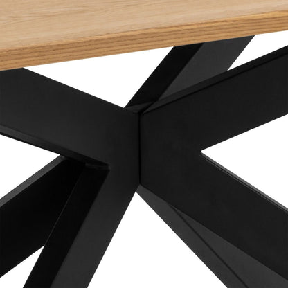 Irwine Dining Table in Matt Oak 200x100cm