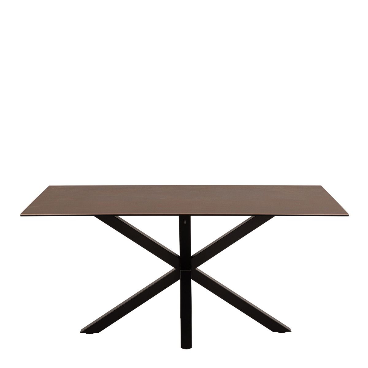 Heaven Dining Table in Ceramic Rusty Brown 160x90cm
