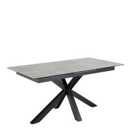 Heaven Extendable Dining Table with Ceramic Grey Top 168–210cm