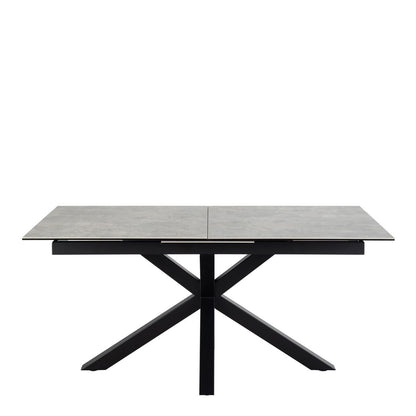 Heaven Extendable Dining Table with Ceramic Grey Top 168–210cm