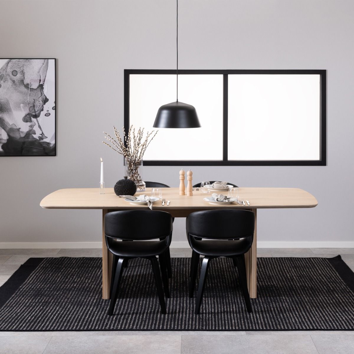 Christo Dining Table in Oak 220x105cm