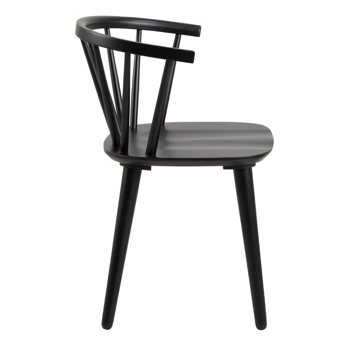 Christo Dining Table in Oak 220x105cm includes 6 Ida Dining Chairs in Black