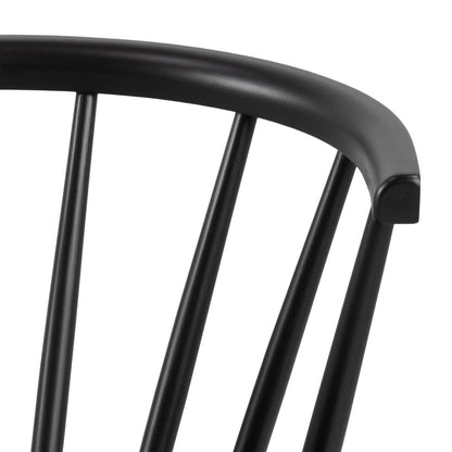 Christo Dining Table in Oak 220x105cm includes 6 Ida Dining Chairs in Black