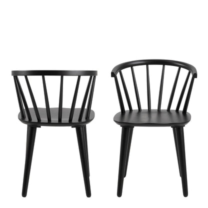 Christo Dining Table in Oak 220x105cm includes 6 Ida Dining Chairs in Black