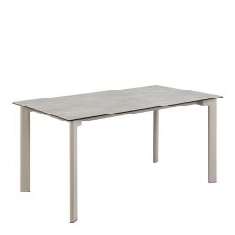 Palermo Ceramic Dining Table in Grey 160x90cm