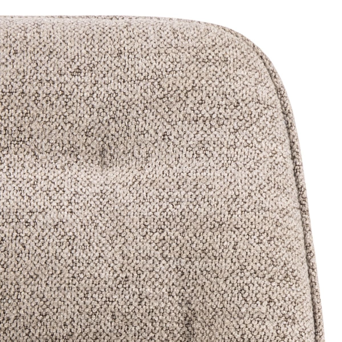 Wicklow Rectangular Dining Table in Grey/Black 140x80cm includes 4 Brooke Dining Chairs in Monza Beige